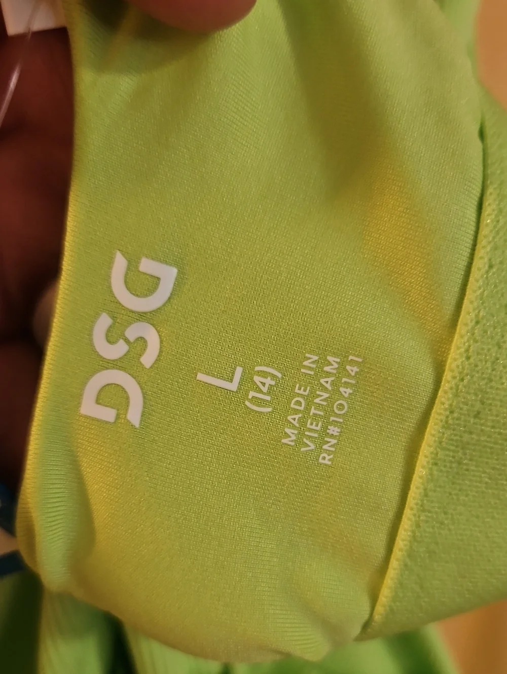 DSG Girls' Stride Fashion Romper: NEON PEAR: NEW WITH TAGS: SIZE L
